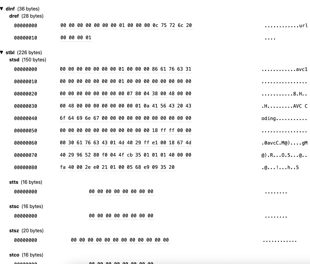 Screenshot of segment zero SDR